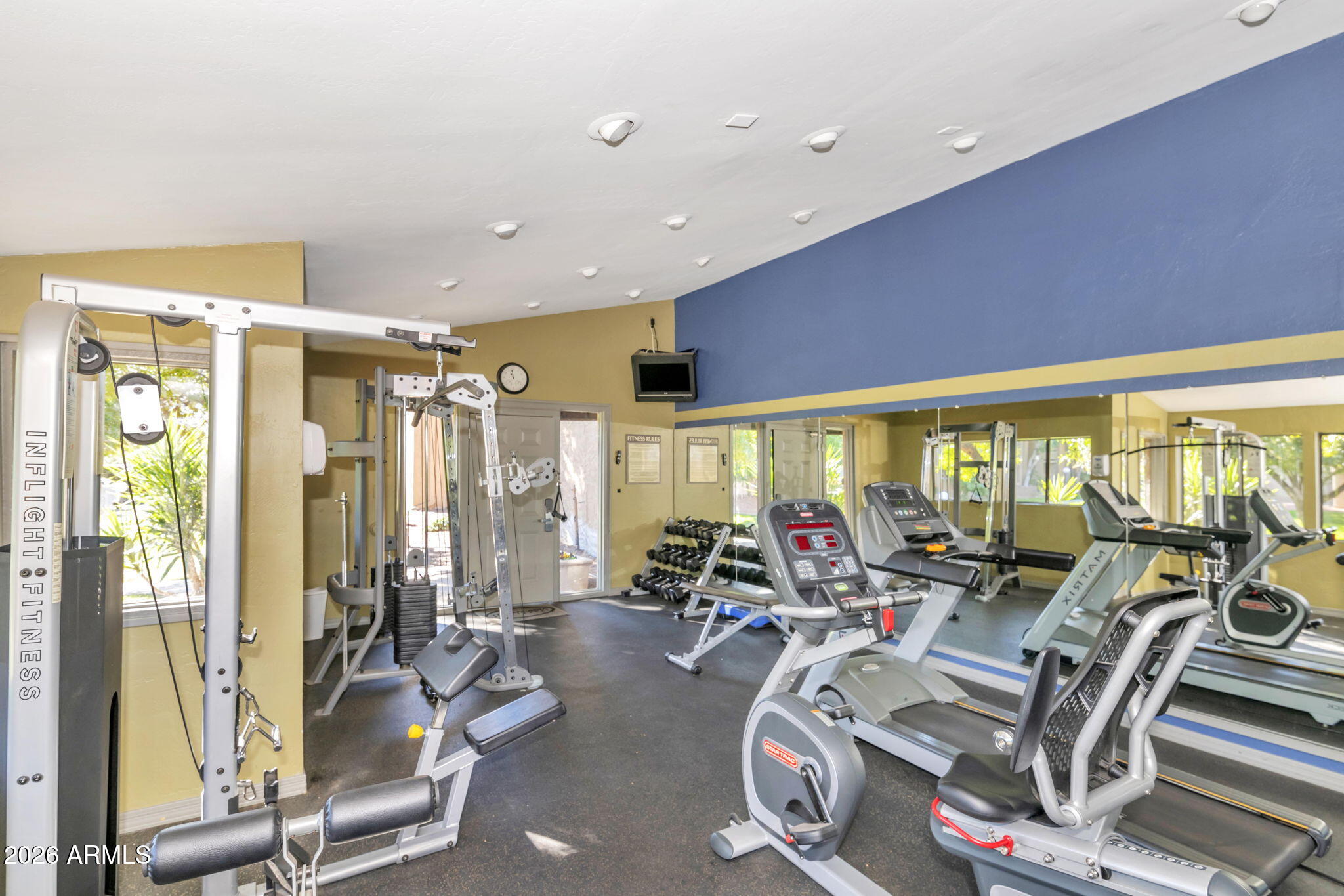 3825 East Camelback Road, Unit 126 Phoenix, AZ 85018 - Photo 22 of 28 a view of a room with gym equipment