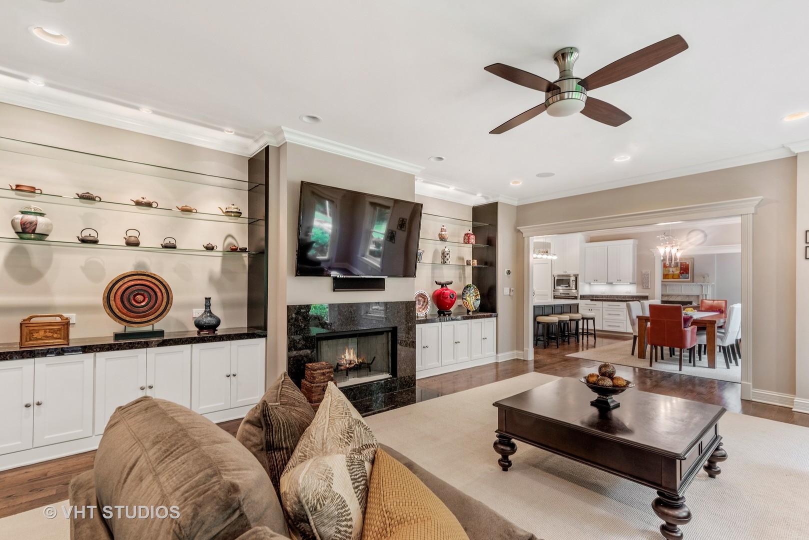 30 Meadowview Road Winnetka, IL 60093 - Photo 15 of 34 a living room with furniture and a flat screen tv