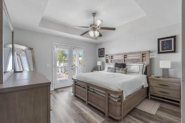 a bed room with a bed and window