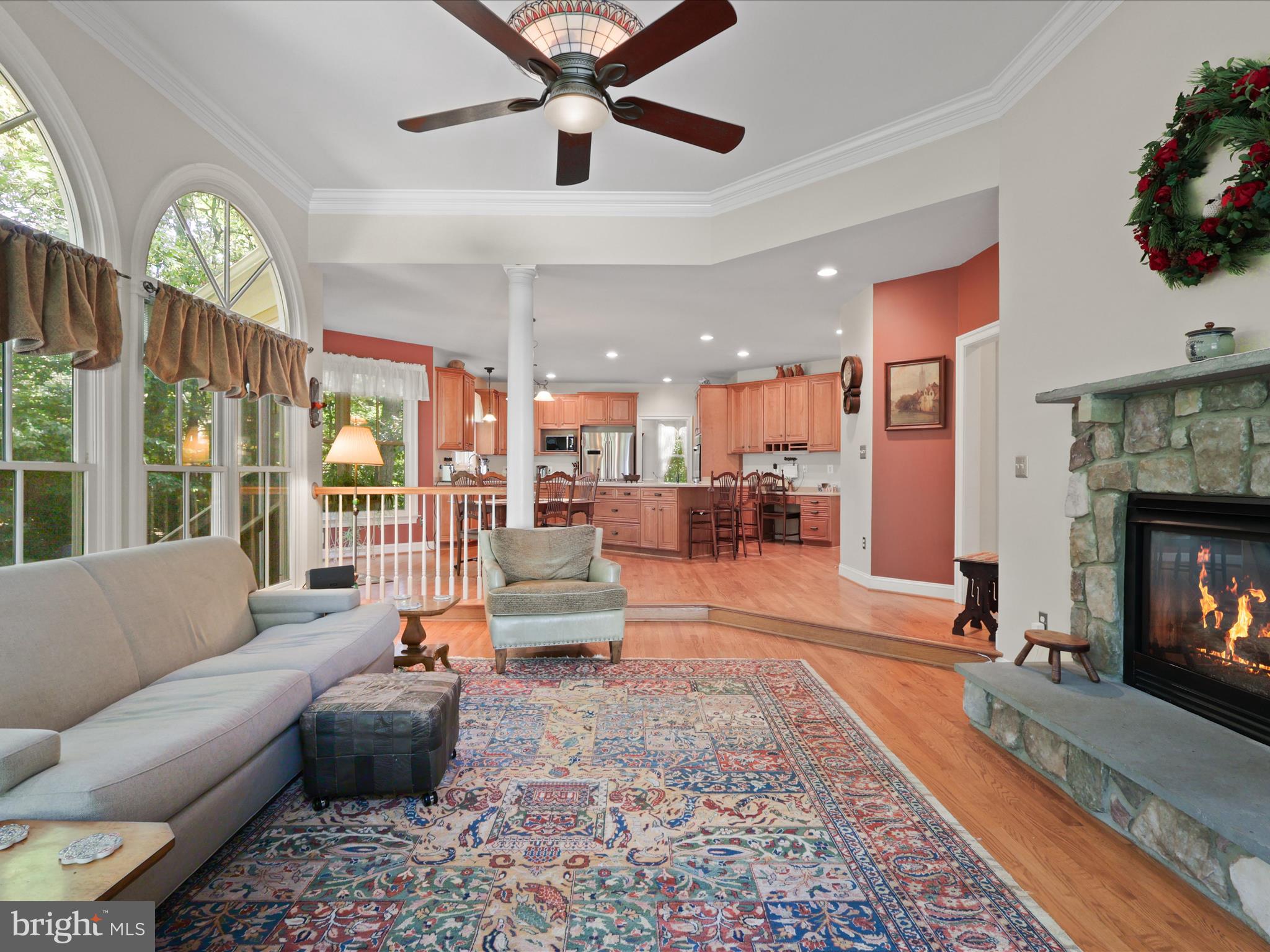 12848 Redbird Ridge Clifton, VA 20124 - Photo 20 of 76 Family Room with Fireplace