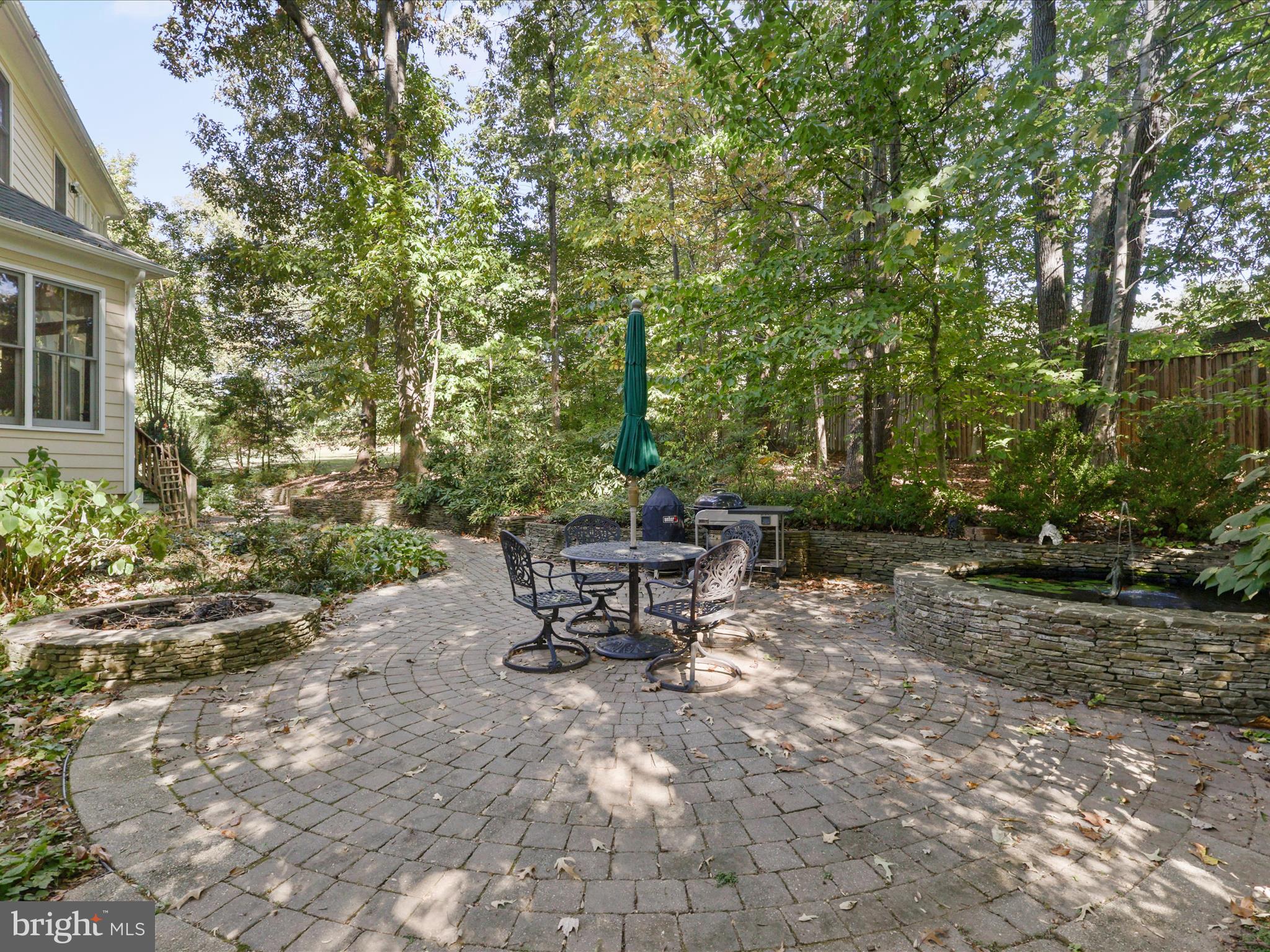 12848 Redbird Ridge Clifton, VA 20124 - Photo 48 of 76 a view of a bench in the backyard of a house