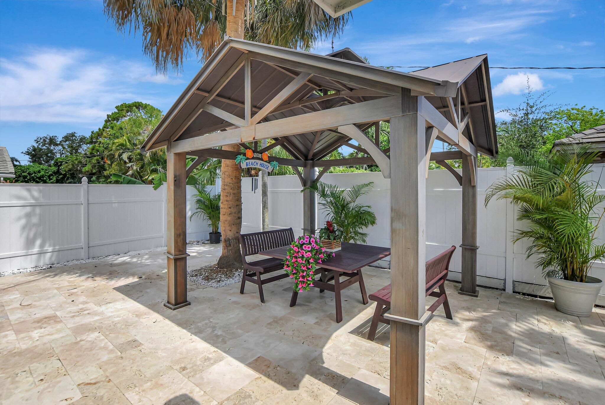1001 West Palmetto Park Road Boca Raton, FL 33486 - Photo 34 of 48 Enjoy Lunch in your very own Gazebo