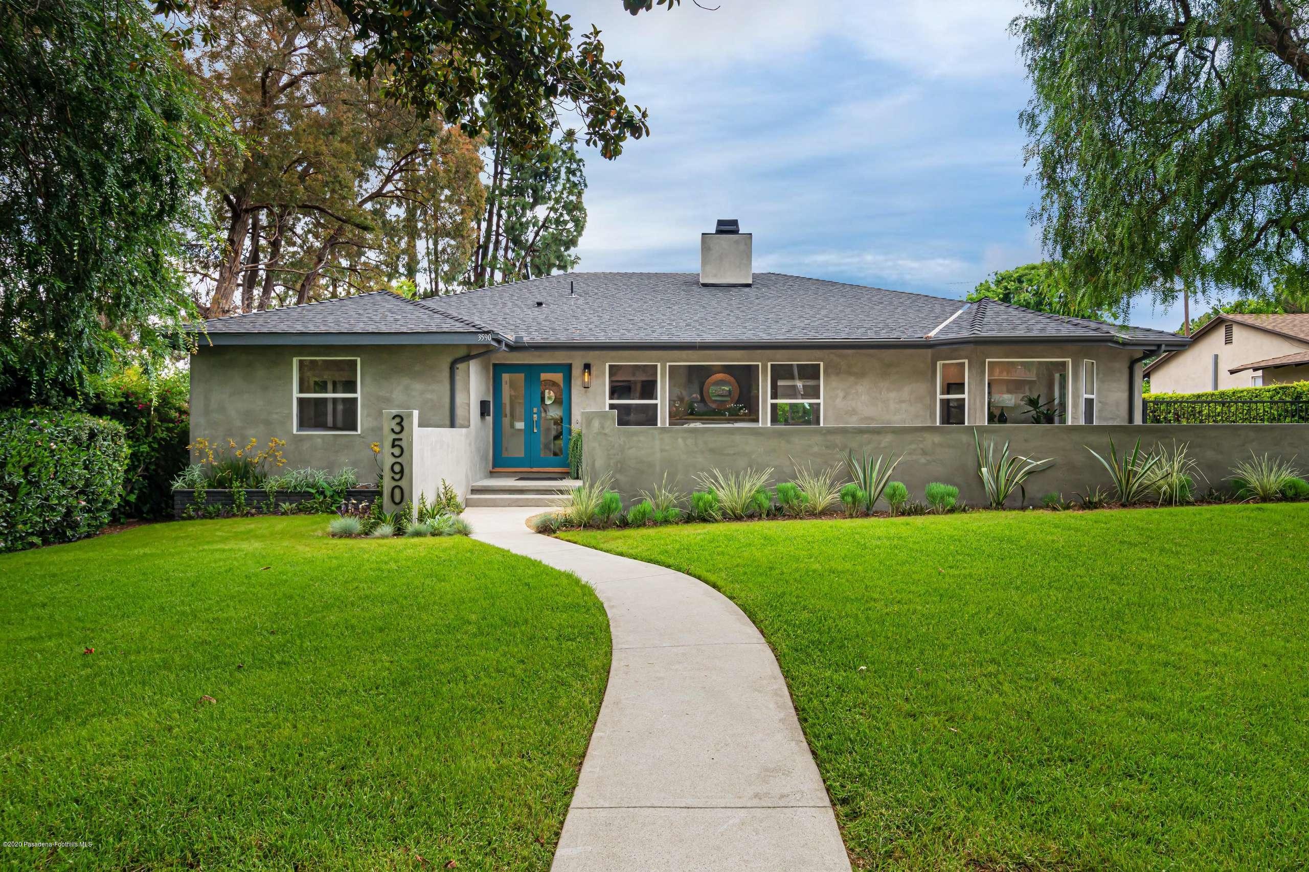 3590 Fairmeade Road Pasadena, CA 91107 - Photo 1 of 45 a front view of house with yard and green space