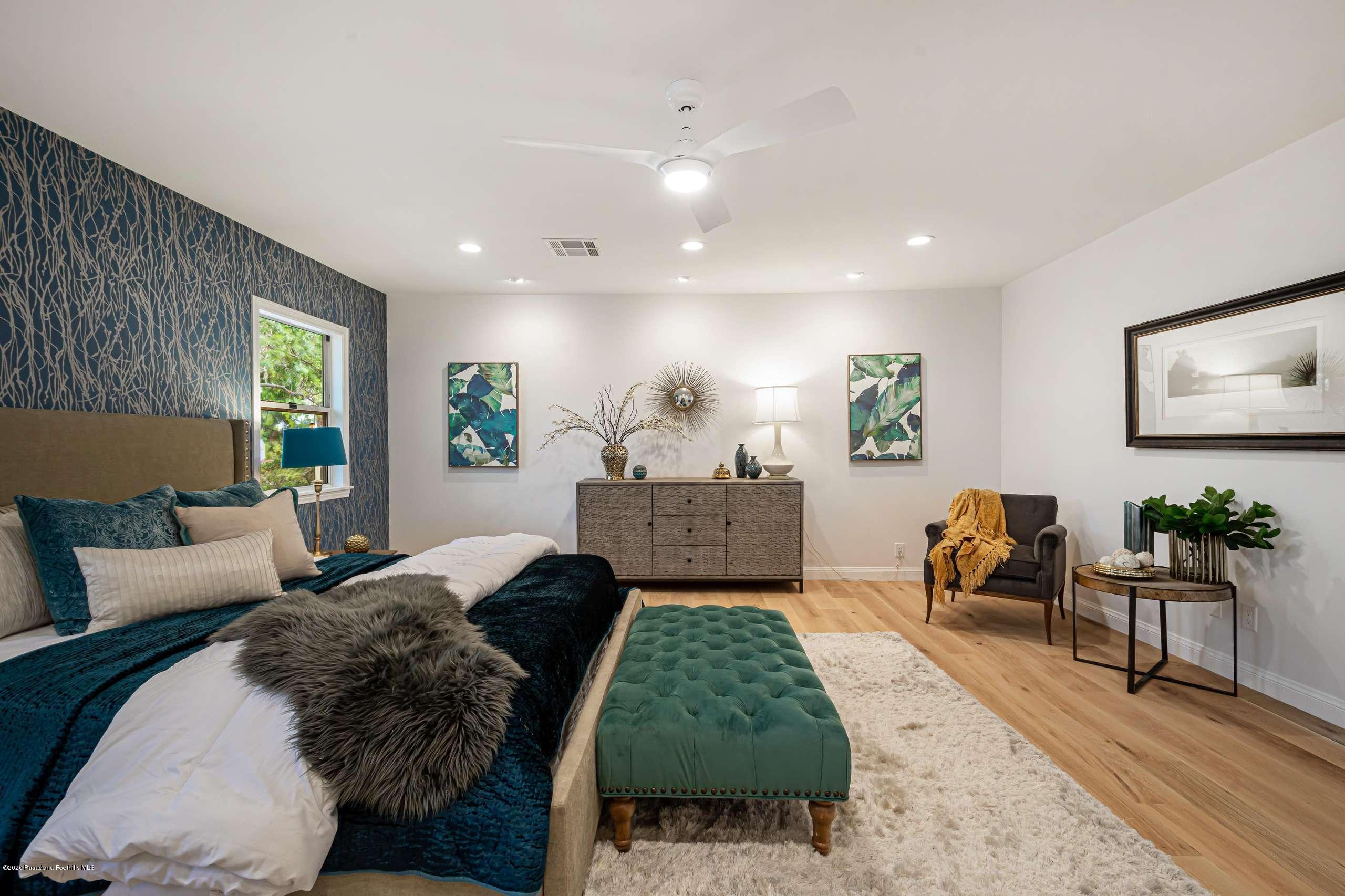 3590 Fairmeade Road Pasadena, CA 91107 - Photo 36 of 45 a living room with furniture and a wooden floor