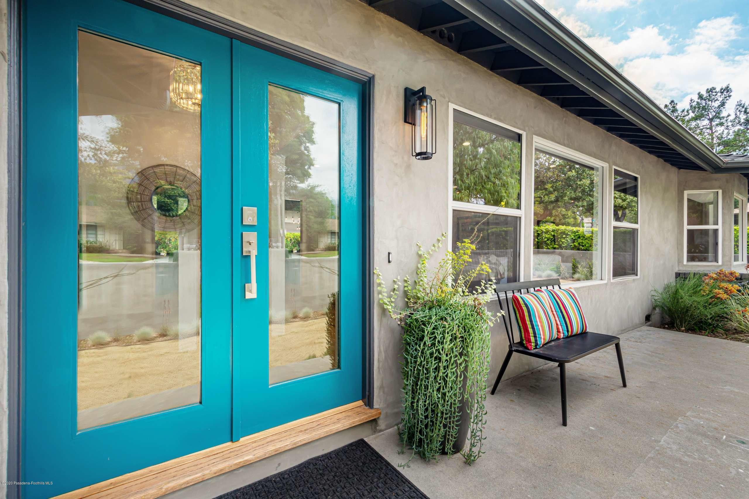 3590 Fairmeade Road Pasadena, CA 91107 - Photo 5 of 45 a view of chair in balcony with glass door