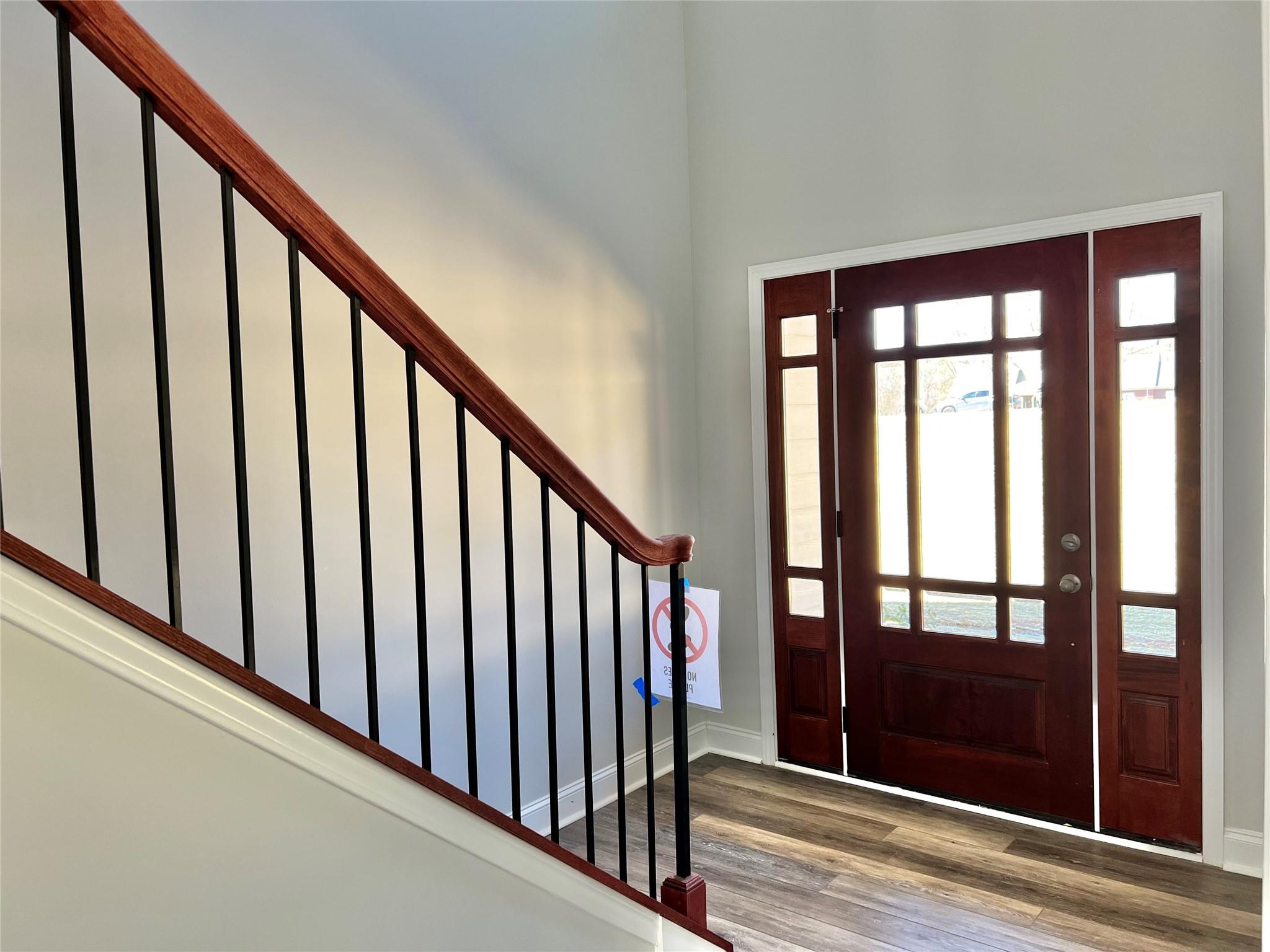 5322 Pond Bluff Drive Monroe, NC 28112 - Photo 12 of 21 a view of staircase with railing and stairs