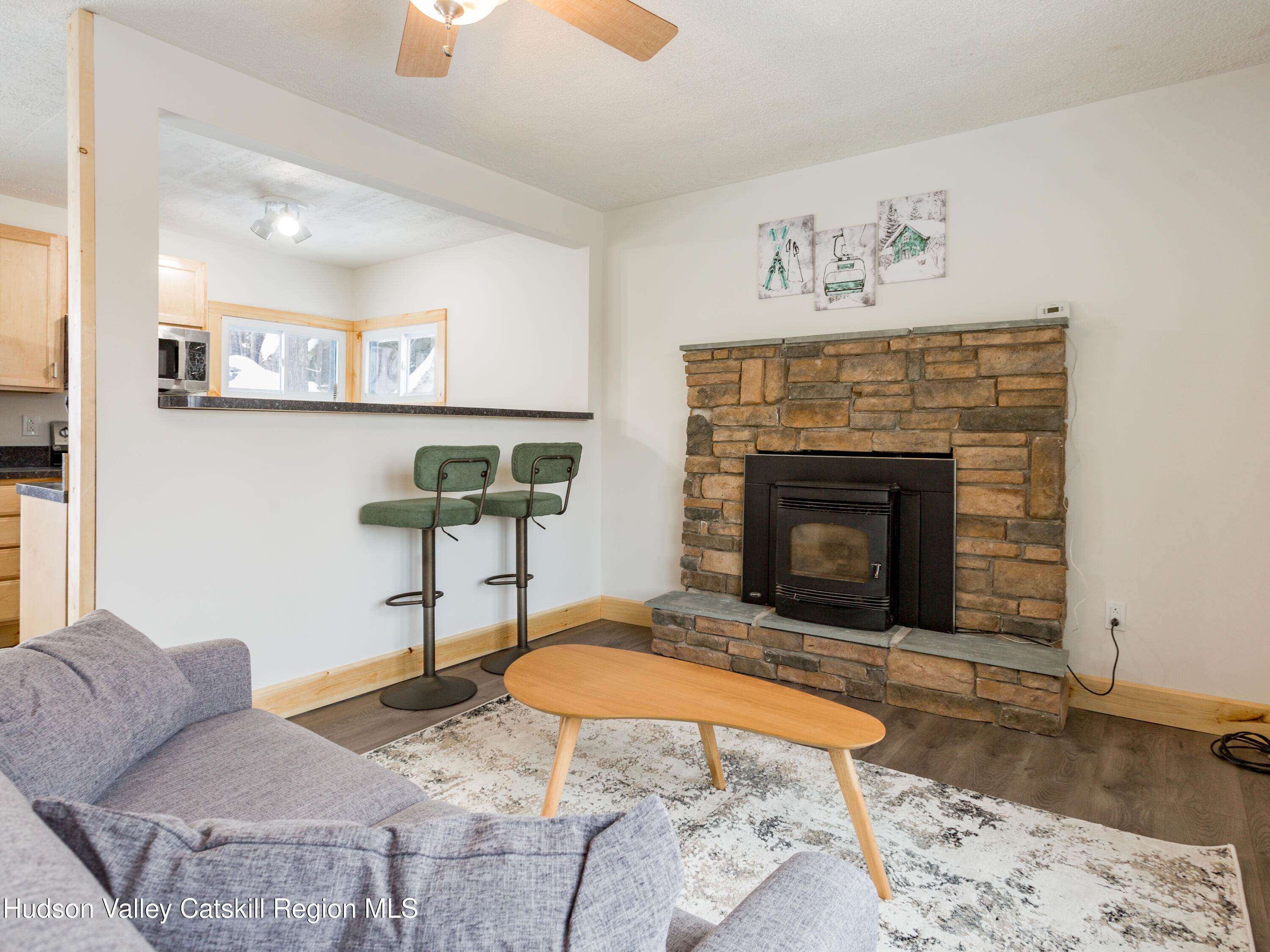 4030 Vega Mountain Road Roxbury, NY 12474 - Photo 9 of 29 a living room with furniture and a fireplace