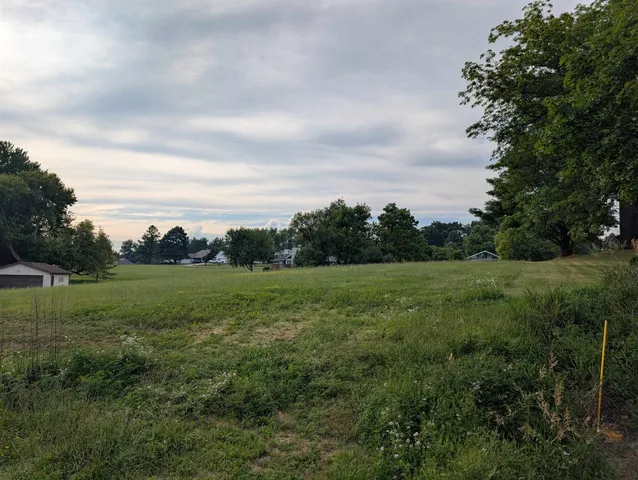 a view of an outdoor space and a yard