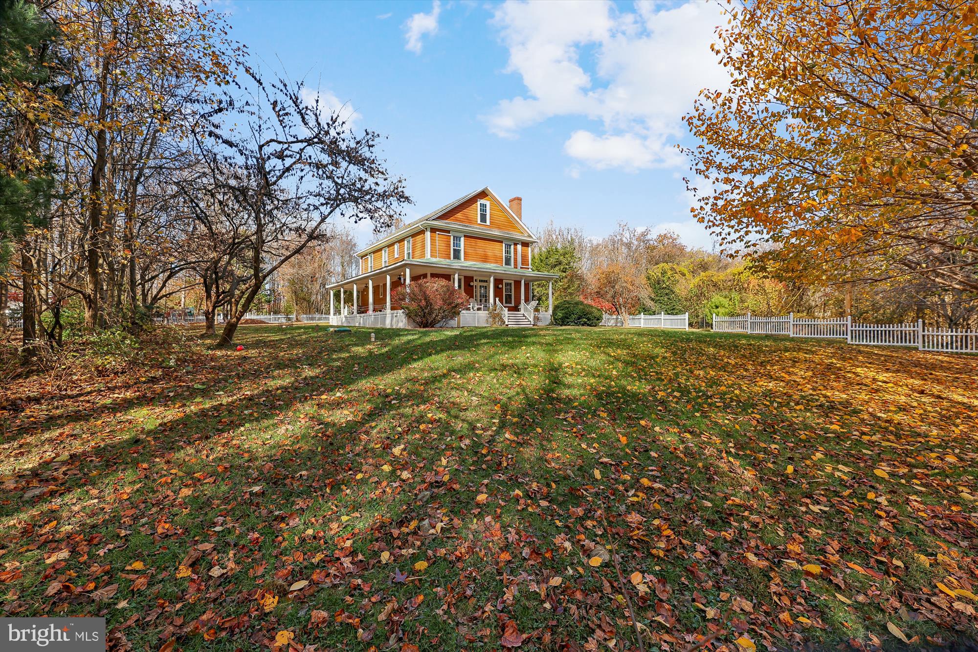 19 Walnut Hill Road La Plata, MD 20646 - Photo 32 of 70 a view of a large house with a big yard and large trees