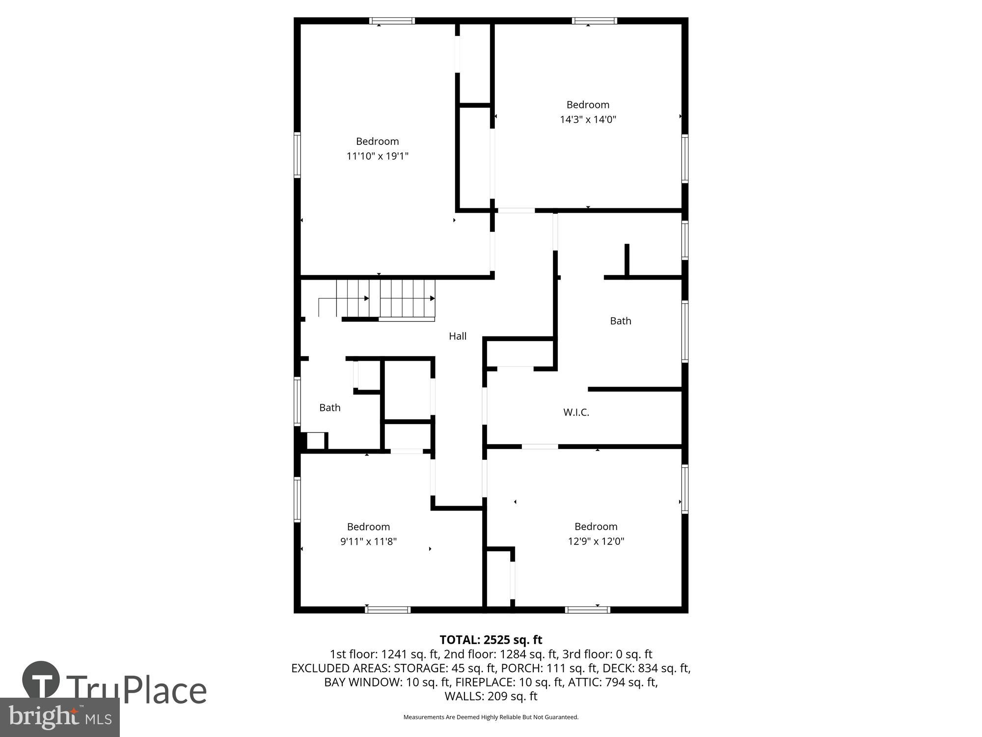 19 Walnut Hill Road La Plata, MD 20646 - Photo 73 of 73 Upper Floor Plan