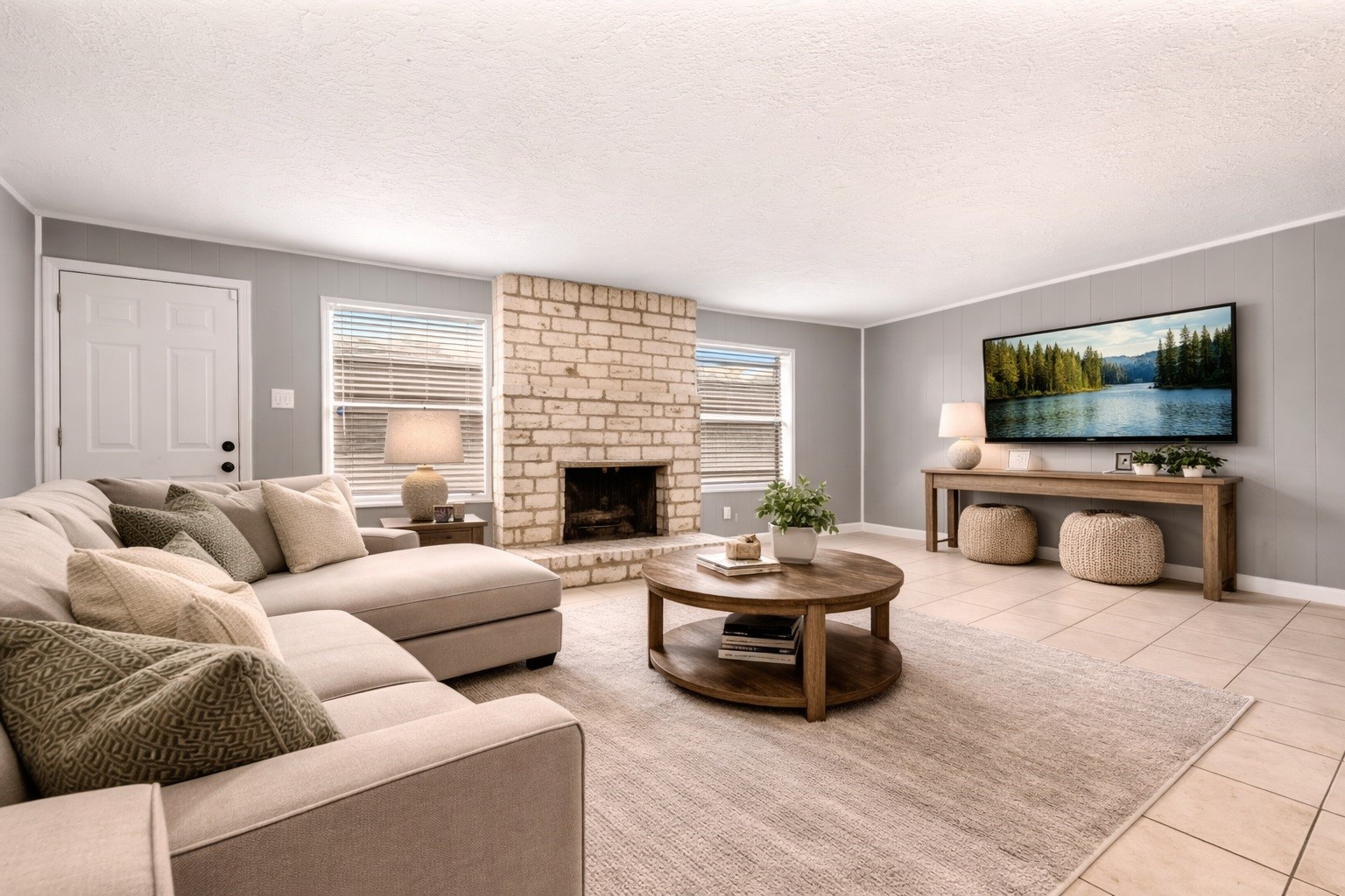 11610 South Kirkwood Road Houston, TX 77477 - Photo 8 of 25 Living Room Digitally Staged