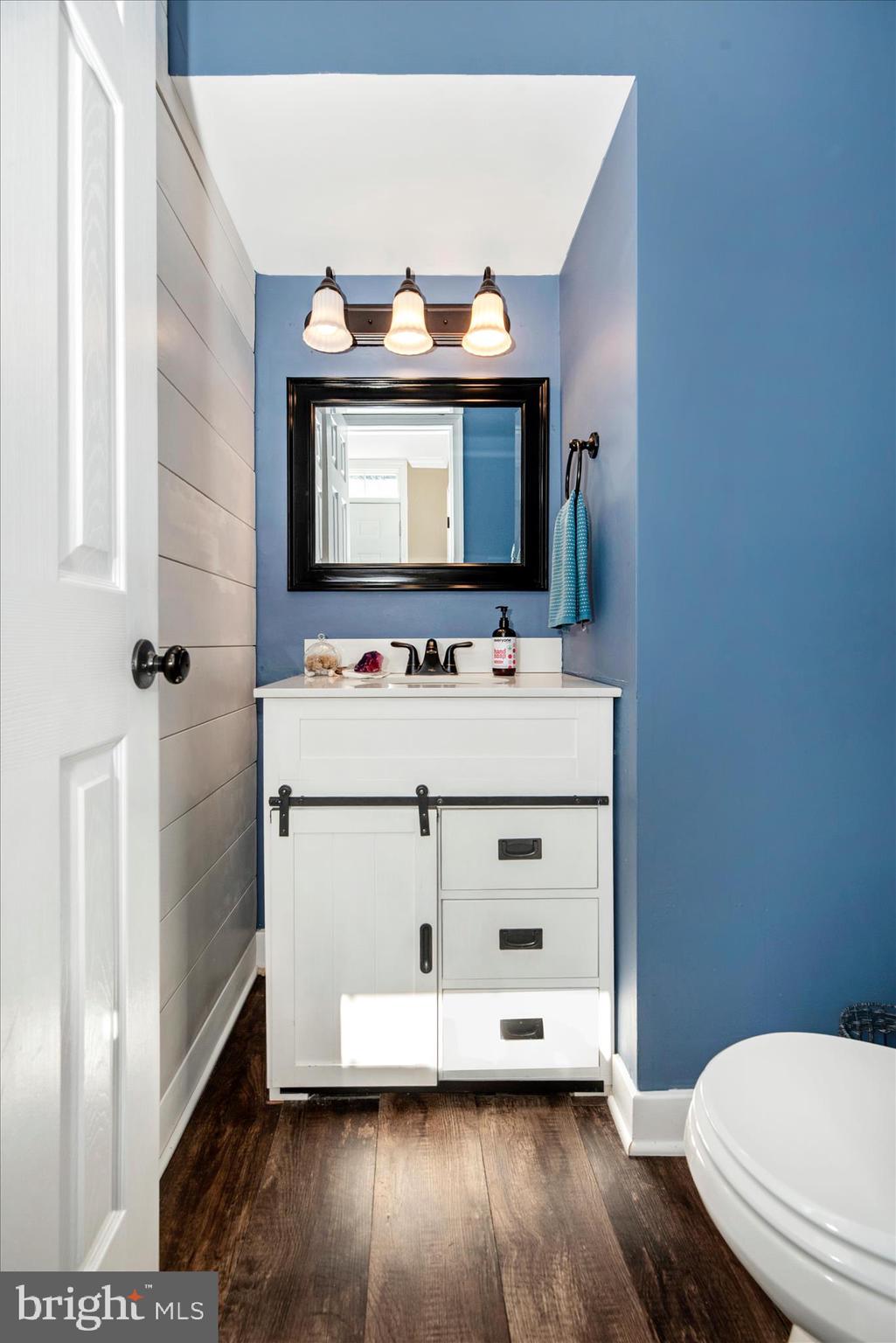 6630 Commodore Court New Market, MD 21774 - Photo 17 of 68 a bathroom with a sink toilet and mirror