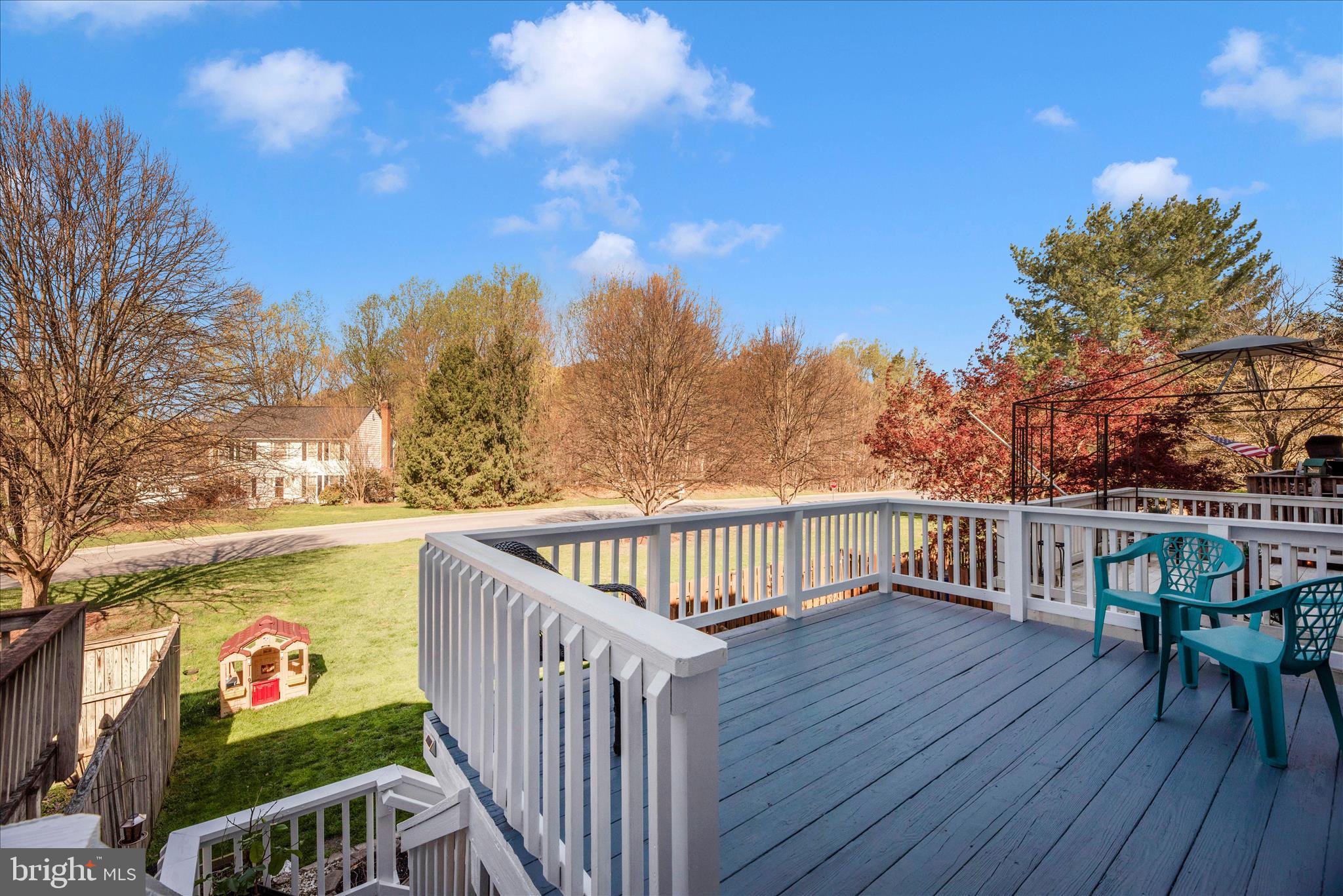 6630 Commodore Court New Market, MD 21774 - Photo 40 of 68 a view of deck with seating space and trees