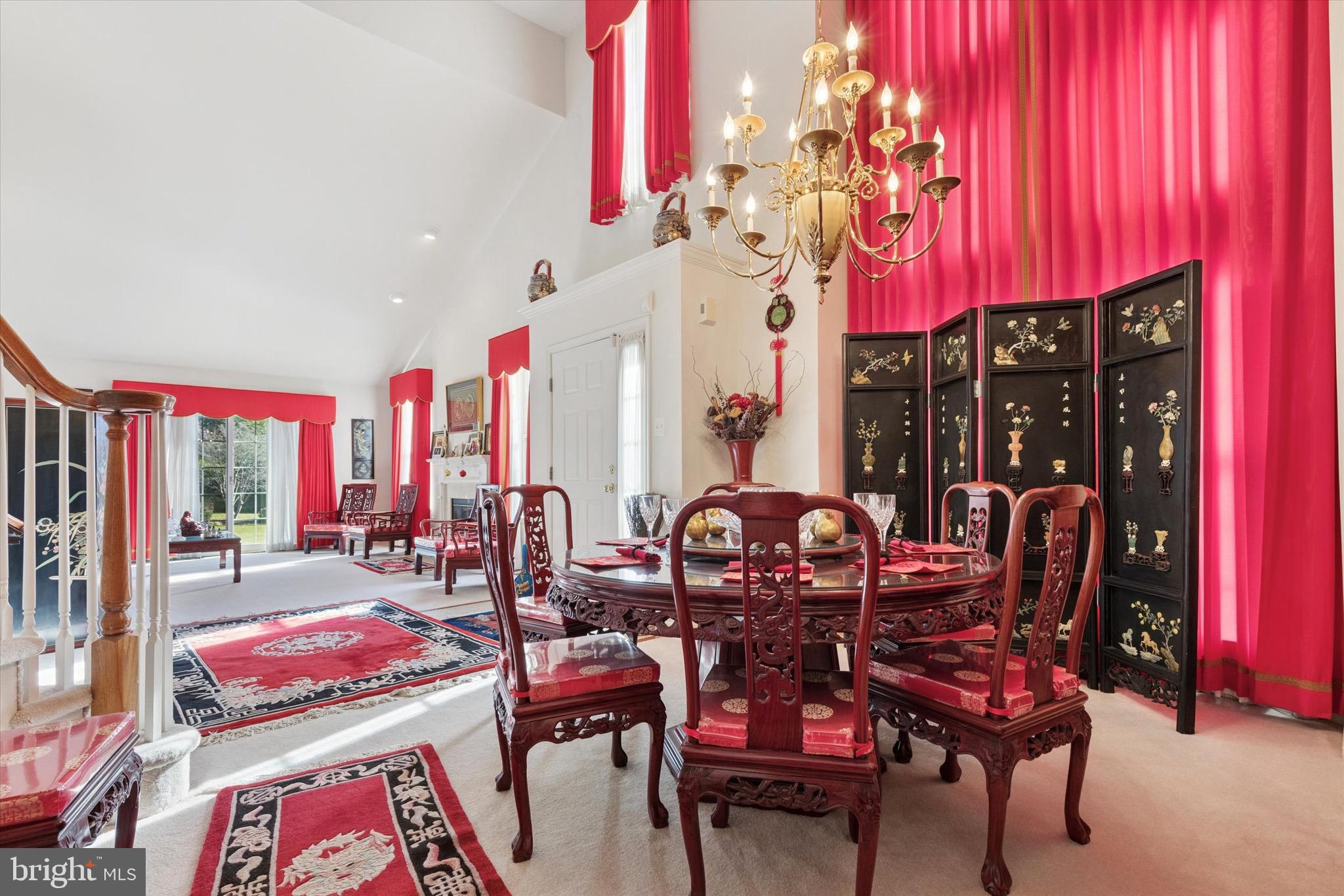 3821 Nanlyn Farm Circle Doylestown, PA 18902 - Photo 5 of 24 a view of a dining room with furniture and chandelier