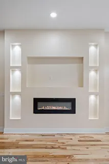 a close up of a fireplace