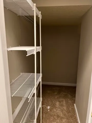 a view of walk in closet