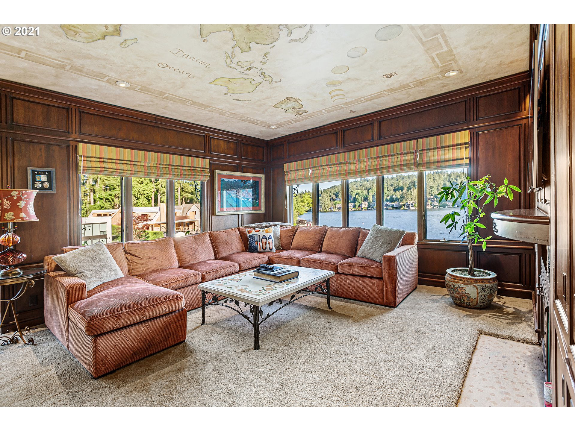 1226 Northshore Road Lake Oswego, OR 97034 - Photo 15 of 32 a living room with furniture and a large window