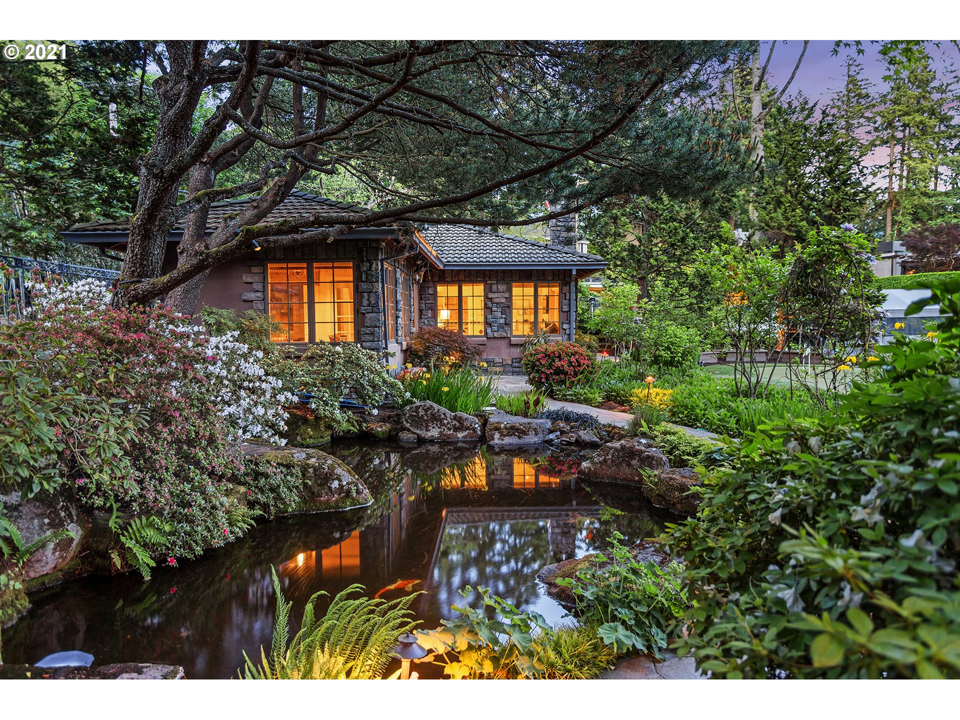 1226 Northshore Road Lake Oswego, OR 97034 - Photo 22 of 32 a view of a house with a yard