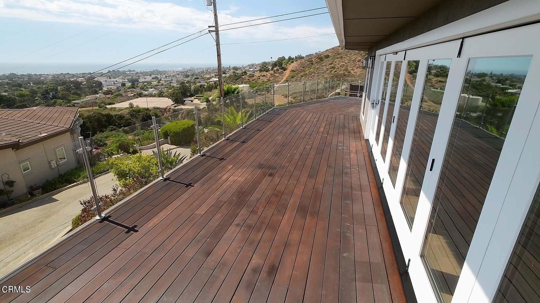 3026 Hilltop Drive Ventura, CA 93003 - Photo 24 of 31 a view of a balcony with wooden floor