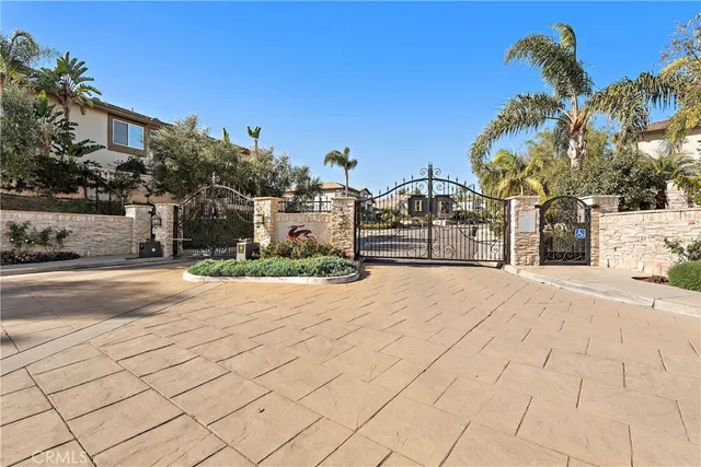 a view of a road with a building in the background