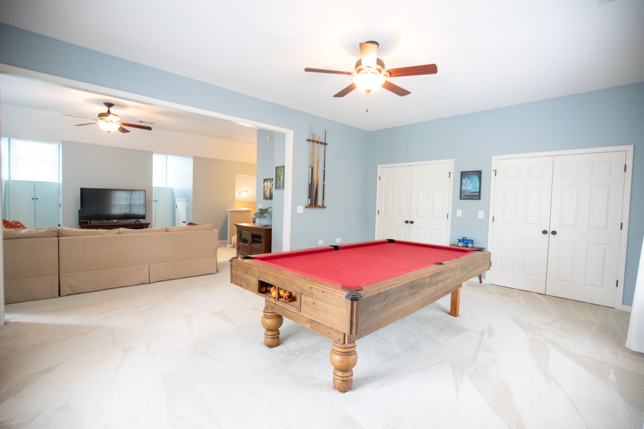 113 Chester Stevens Road Franklin, TN 37067 - Photo 26 of 31 a room with pool table and flat screen tv