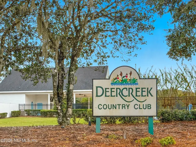 an aerial view of a pool