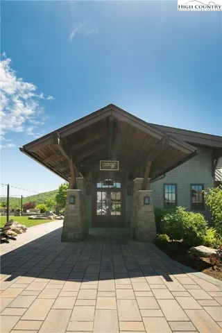 a view of an outdoor space with seating