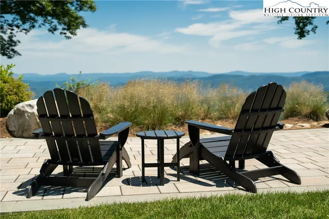 a view of a balcony with city view