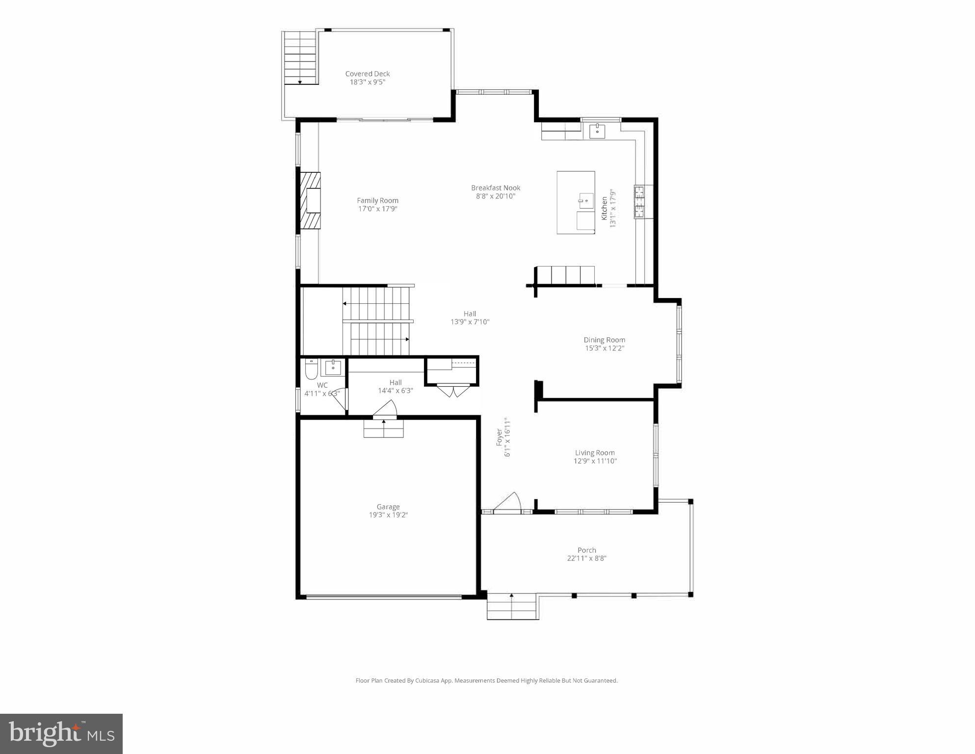5203 Sangamore Road Bethesda, MD 20816 - Photo 58 of 60 Main Level Floor Plan