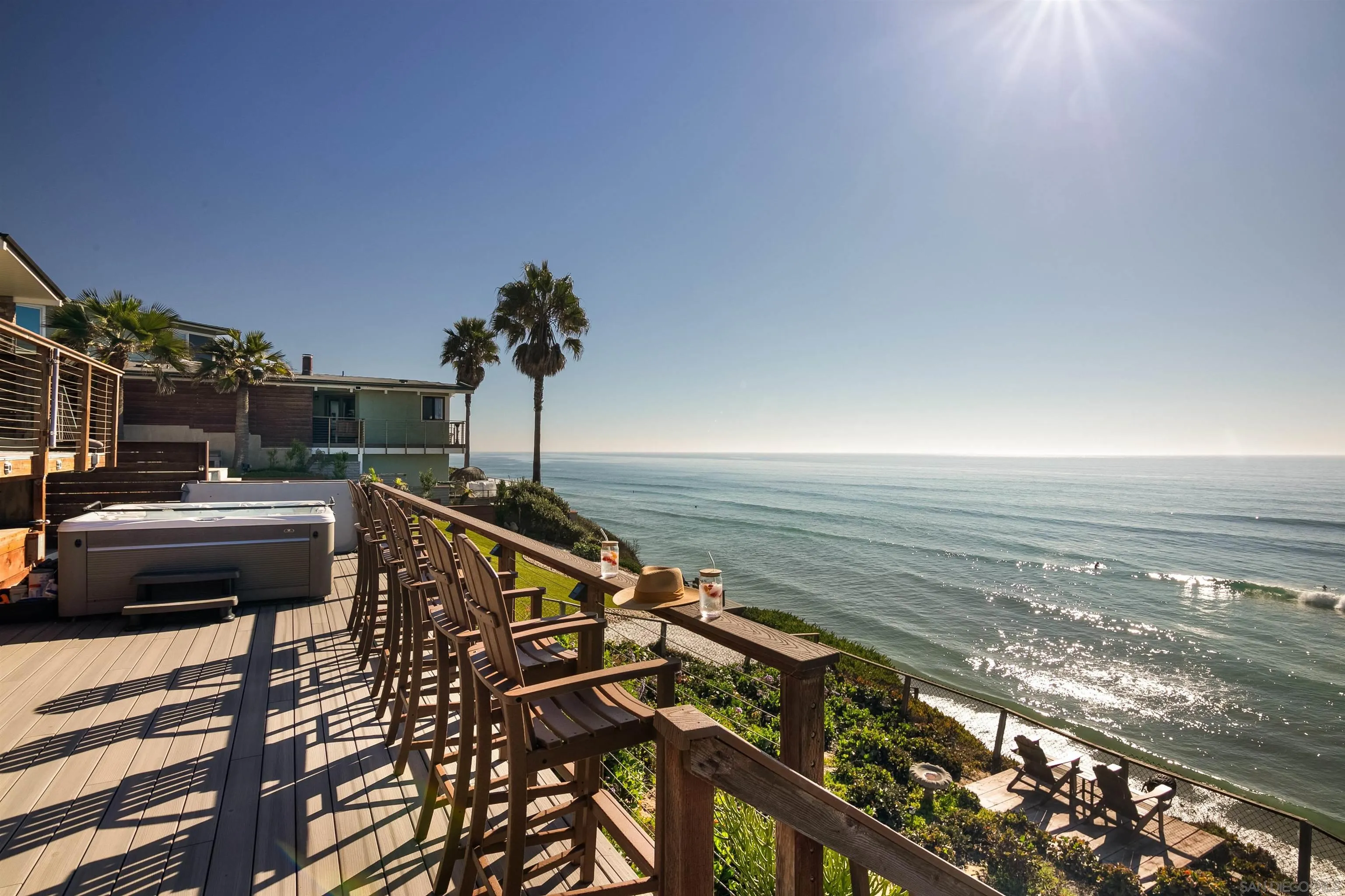 1680 Neptune Avenue Encinitas, CA 92024 - Photo 16 of 54 a view of a ocean from a balcony