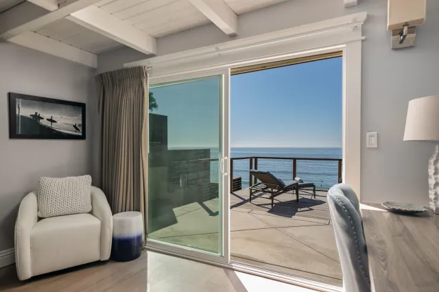 a very nice looking room with a large window