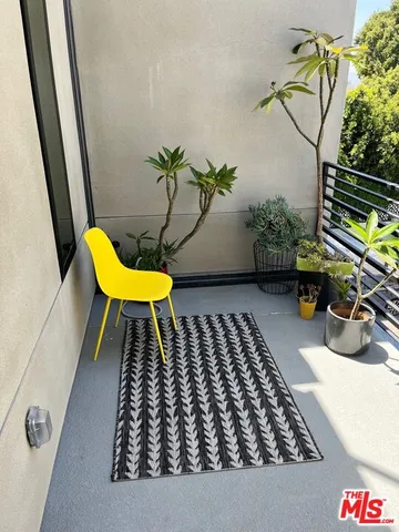 a view of balcony and patio