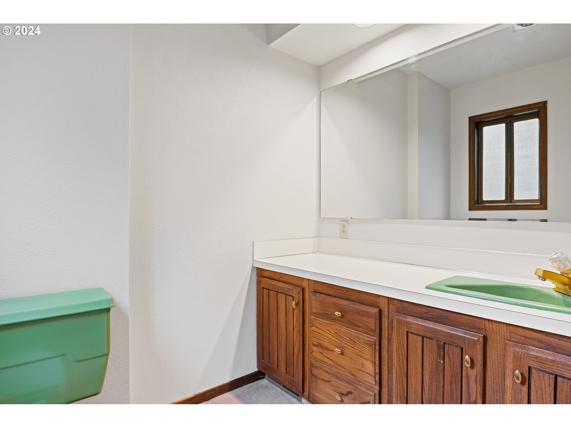 209 Car Road Longview, WA 98632 - Photo 16 of 40 a bathroom with a sink and a mirror