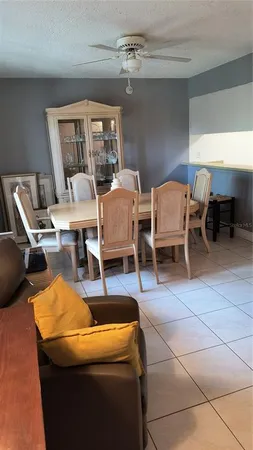 a view of a yard with an outdoor space