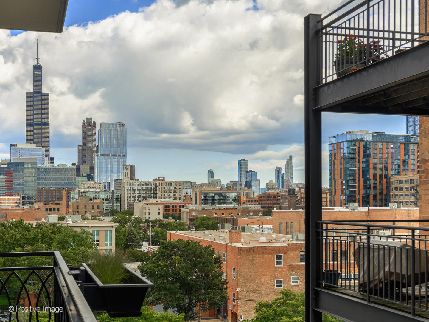 1201 West Adams Street, Unit 608 Chicago, IL 60607 - Photo 10 of 14 a view of a city with tall buildings