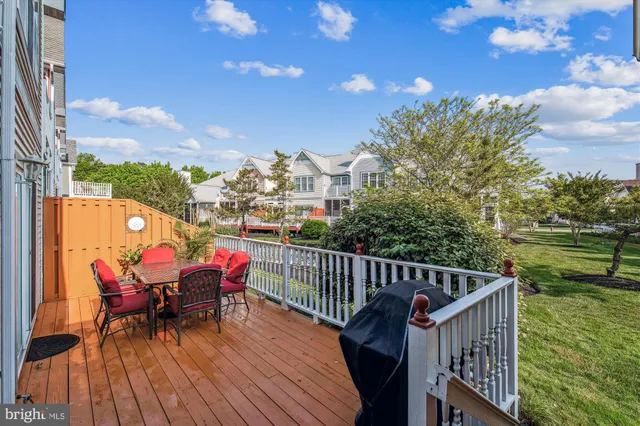 a view of balcony with furniture