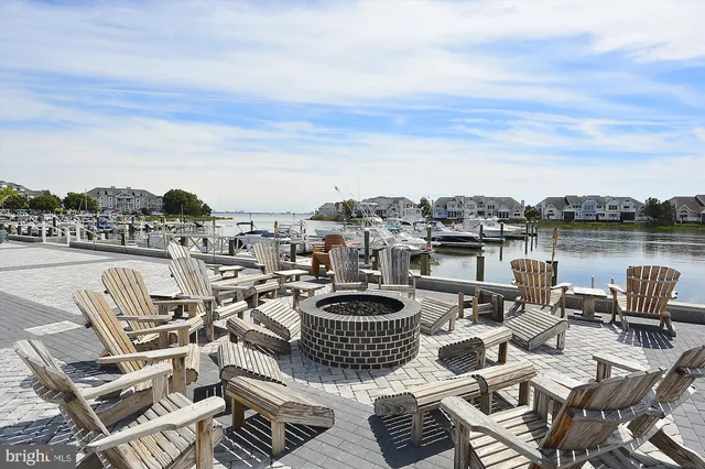 a view of a terrace with skyline