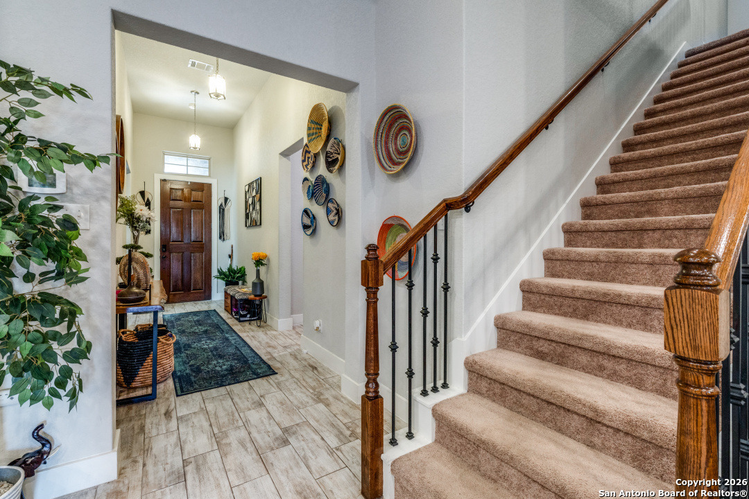 1712 Delafield Road San Antonio, TX 78253 - Photo 5 of 25 a view of entryway and hall with wooden floor