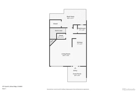$290,000 | 3771 Quail Street, Wheat Ridge, CO 80033