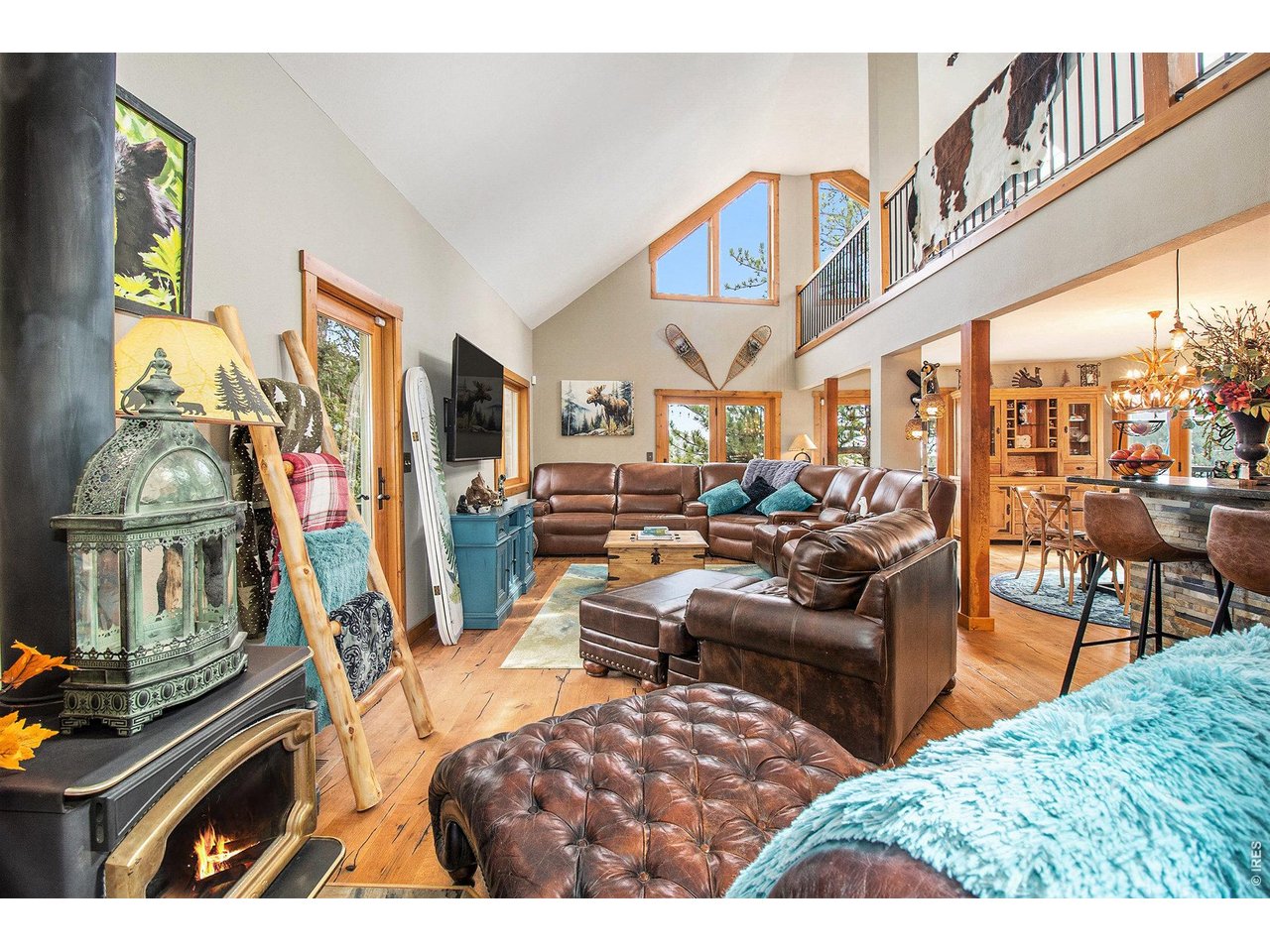 270 Choctaw Road Lyons, CO 80540 - Photo 10 of 32 Cozy wood stove for relaxing mountain evenings