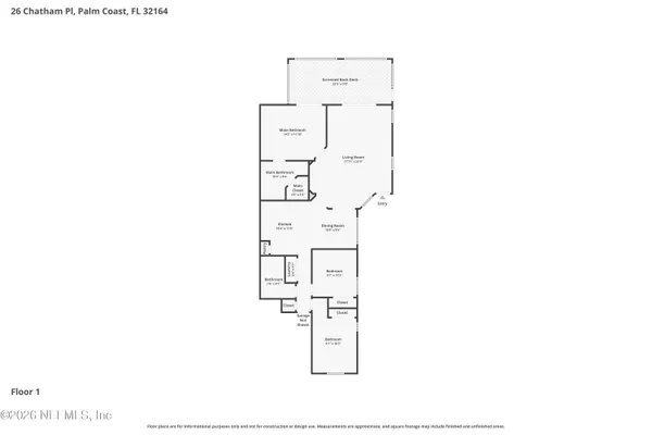 $284,900 | 26 Chatham Place, Palm Coast, FL 32164