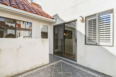 a view of front door