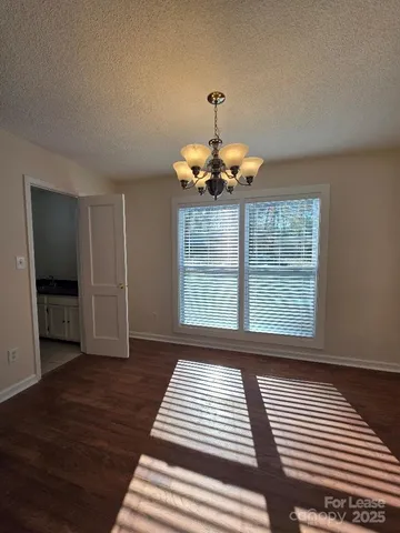 a view of a livingroom with a chandelier