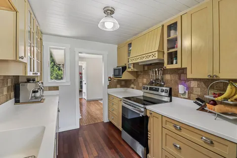 a bathroom with a toilet and shower