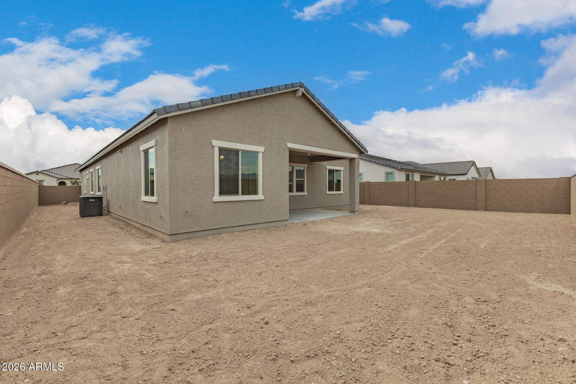 18146 West Watkins Street Goodyear, AZ 85338 - Photo 31 of 36 a view of backyard of house