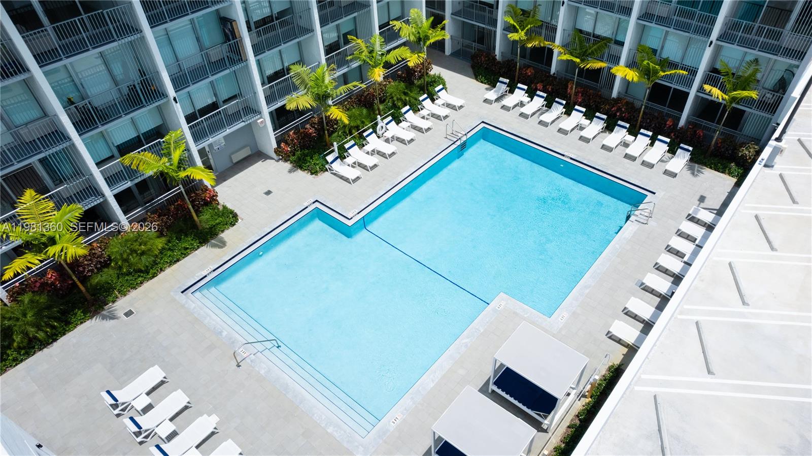 1950 West 49th Street, Unit 455 Hialeah, FL 33012 - Photo 16 of 30 a view of yard from a balcony