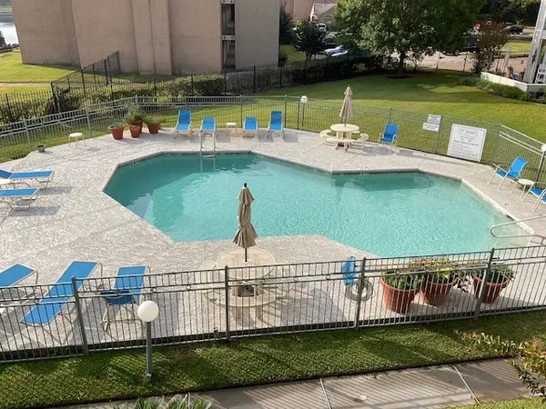 a view of outdoor space with seating area