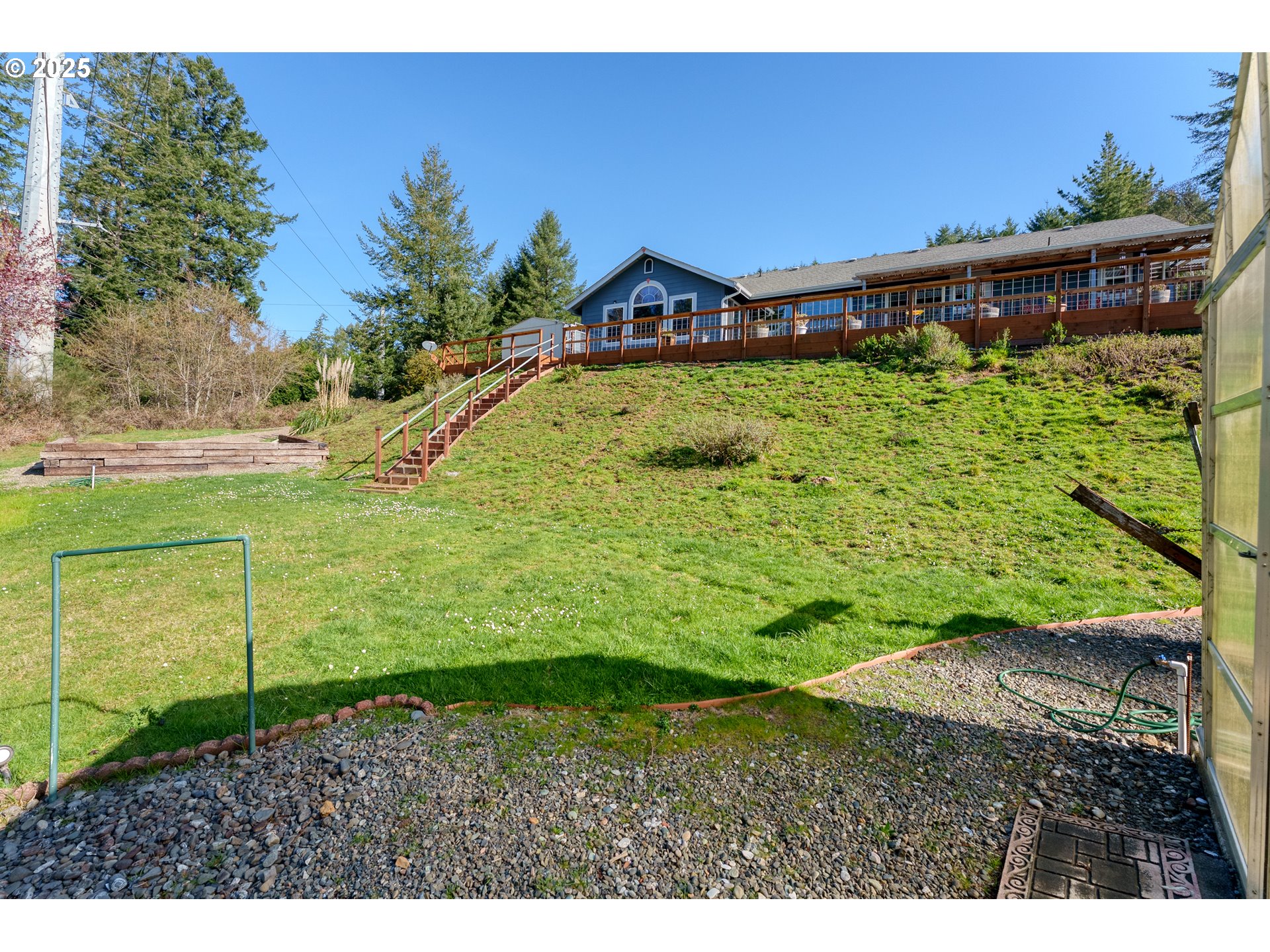 838 Marina Heights Road Brookings, OR 97415 - Photo 17 of 47 a view of a back yard