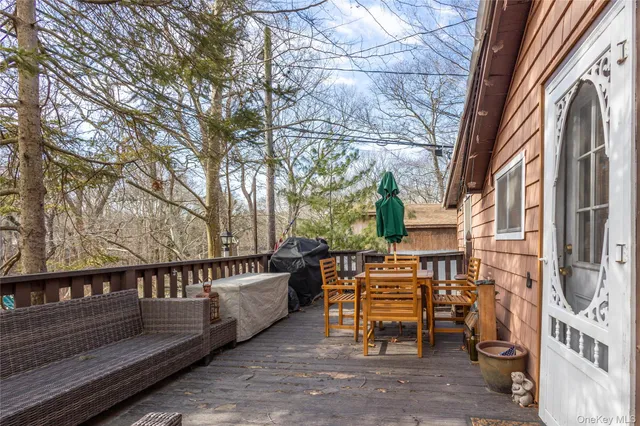 a view of city with stairs and a couch