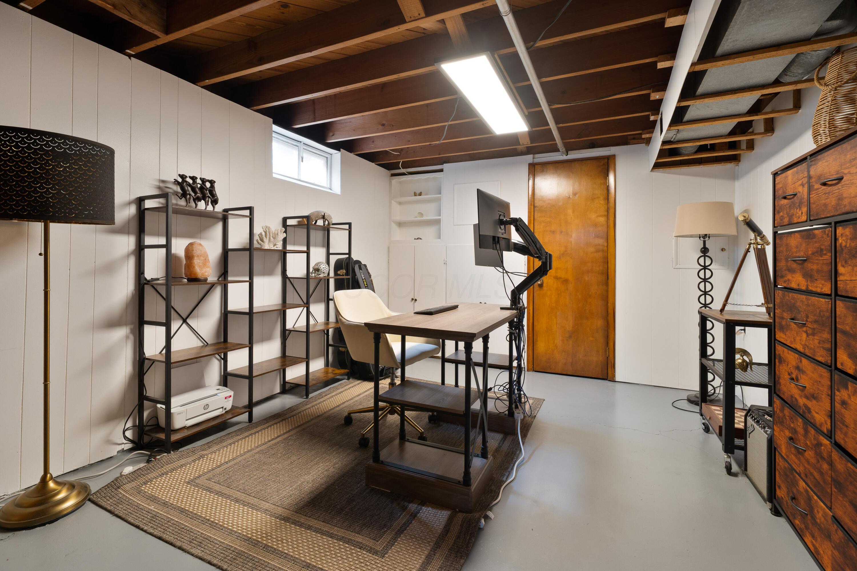 114 Chase Road Columbus, OH 43214 - Photo 21 of 35 Basement Office or Storage Space 10'10" x 11'10" ( + - )